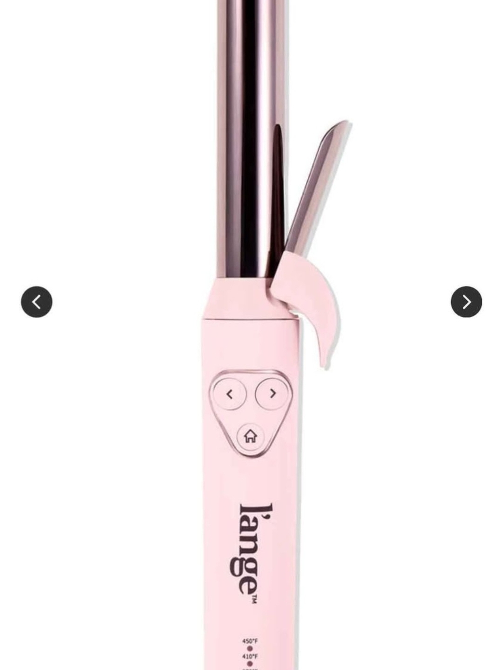 Lange Pink Titanium Curling Iron